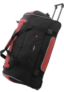 Travelers Club Adventure Upright Rolling Duffel Bag Red 36 Inch 119.0L Sealed - Picture 1 of 9