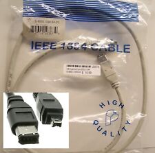 3 ft 4 pin to 6 pin FireWire IEEE 1394 Cable (iLink)