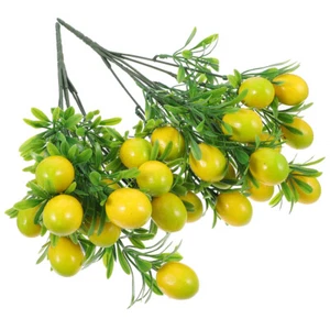 2pcs Plastic Fake Lemon Branches for Home Office Party Decoration - Picture 1 of 12
