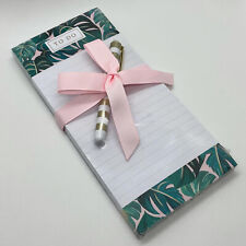 New Lady Jayne Monstera Tropical Pattern Magnetic To Do Magnetic Notepad Set