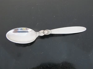 GEORG JENSEN Danimarca argento sterling CACTUS 5 7/8" cucchiaino grande bambino cucchiaino - Foto 1 di 4