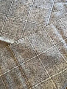 Scottish 100% Wool Tweed Fabric- 1.6 Yds “Barn Owl” Heathered -NEW - Picture 1 of 11
