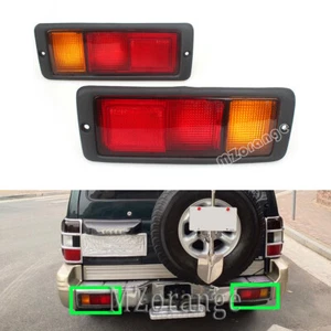 2x Rear Bumper Light Fog Lamp Cover For Mitsubishi Pajero Montero NH NJ1991-2000 - Picture 1 of 7