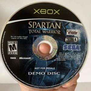 Spartan Total Warrior Original Xbox EB Games Store Kiosk Demo Disc Super Rare - Picture 1 of 13