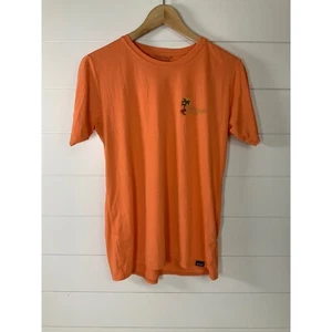 Patagonia Womens Capilene Cool Daily Graphic Shirt M Orange UPF 50 Short Sleeve - Picture 1 of 9