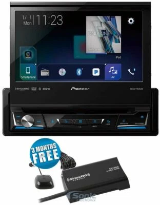 Pioneer AVH-3400NE Single DIN Bluetooth 7" DVD/CD Car Receiver w/ SiriusXM Tuner - Image 1 of 4