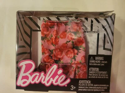 NUEVO EN CAJA 2017 Barbie Rojo y Rosa Rosa Flores Estampado Floral Falda Moda Foto 1 de 3
