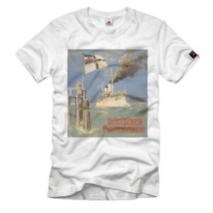 T-shirt z plakatem Niemieckiego Stowarzyszenia Flotowego SM mały krążownik undine obraz #33039