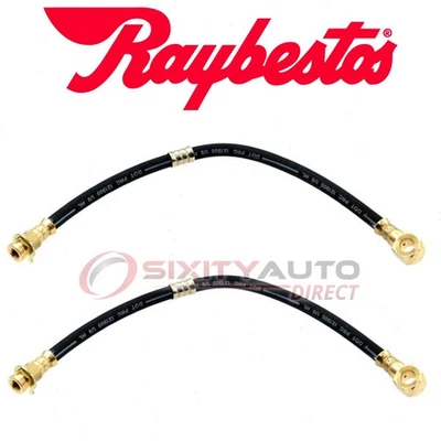 2 pc Raybestos Front Brake Hydraulic Hose for 1969-1972 Chevrolet Nova - ns - Изображение 1 из 4