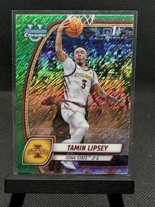 Sale Tamin Lipsey Green Shimmer 2024-25 Bowman U Chrome Basketball - Picture 1 of 2