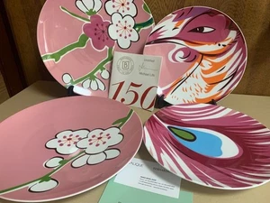 BERNARDAUD Michael Lin Plates 150th Anniversary Set of 4 Rare Limited Edition - Picture 1 of 19