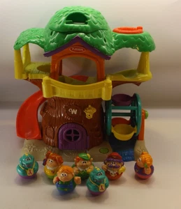 Playskool Weeble Wobbles Musical Baumhaus mit 7 Vintage Figuren - funktionstüchtig! - Bild 1 von 14