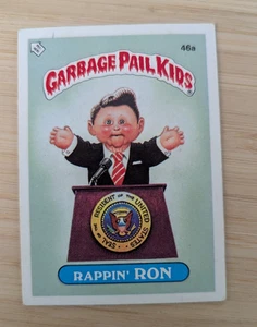 Garbage Pail Kids Topps 1986 UK Series 2 ~ 46a Rappin' Ron - Picture 1 of 2