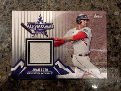Serie Actualización Topps 2021 - All-Star Stitches Juan Soto #ASSC-JS (MEM) Foto 1 de 2