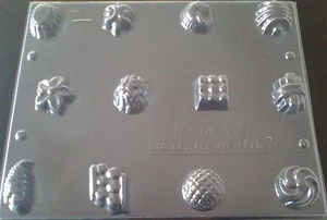 12 HOHLRAUM VERSCHIEDENE SÜSSE FORMEN SCHOKOLADENFORMEN, EIS, SEIFE, TON, FORM GESCHENK - Bild 1 von 1