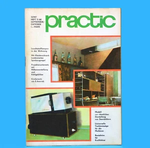 DDR practic 5 1968 Kinder-Trabi Kastendrachen Kabelbäume Dunkelkammerlampe A - Bild 1 von 1