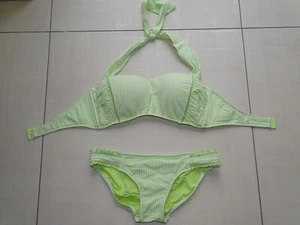 SEAFOLLY Bandeau Bikini Set - Grün Größe 12 - DE 38 Neuwertig - Bild 1 von 4