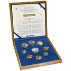 Slowakei Euro-Kurssatz 2015 - 8 Münzen - in Holzbox - PP