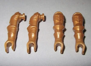 10602, 4 brazos, brazo blindado, brazo de armadura, caballero, oro - Imagen 1 de 1