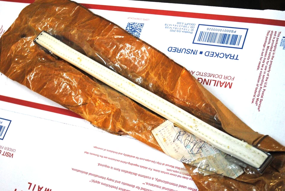 NUEVO DE LOTE MOPAR 1979 80 DODGE ST REGISTRA CORREA DE TRACCIÓN DE PUERTA 'BLANCO' D859SW1 Foto 1 de 2