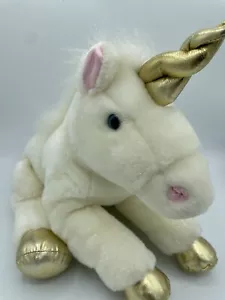 Peluche unicorno cavallo bianco Pegaso Wishpets peluche 14" creatura mitica - Foto 1 di 3