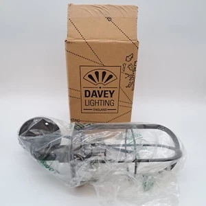 Lampada fontana resistente alle intemperie Davey Lighting DP7207/BR/CL/WE/E27 + cilindro di vetro NUOVO - Foto 1 di 9