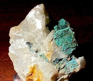 Chalcopyrite Calcite Malachite - San Pedro Mine, Santa Fe County, New Mexico - Picture 1 of 9