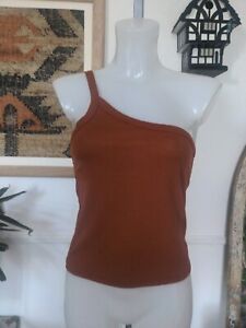 FREE PEOPLE ONE TO WATCH TANK med bnwt terracotta Ribbed 