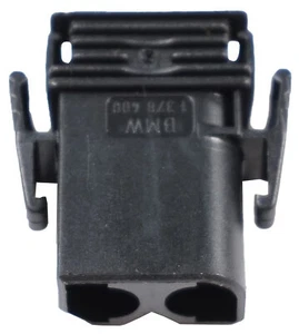 BMW Cableado Enchufe Conector Terminal Viviendas 2-Pole 61131378400 Original - Imagen 1 de 3