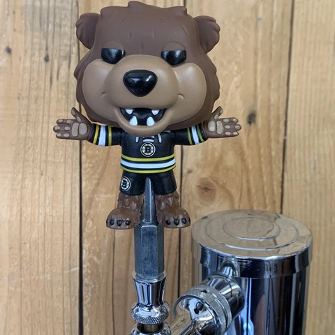 Boston Bruins Beer Tap Handle For Keg NHL Hockey Blades Bear Mascot Cover