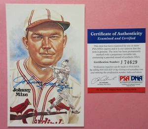 Johnny Mize Signed Perez Steele - PSA DNA - Picture 1 of 1