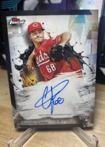 2024 Topps Finest Carson Spiers Autograph RC Refractor Rookie #FA-CS - Picture 1 of 2