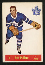 1957 PARKHURST #4 BOB PULFORD NO CREASES HOF ROOKIE CARD BEST ON EBAY UP TO $500