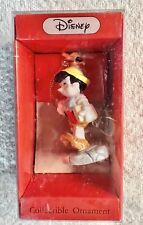 Vintage Schmid Disney Pinocchio Jiminy Cricket Ceramic Christmas Ornament (a)