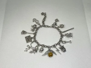 Magic Wizard ~*Harry Potter* Wizarding World Charm Bracelet!!   **B-4** - Picture 1 of 5