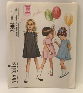 Vintage 1967 McCall's Printed Pattern 7994 Toddler Size4 Wardrobe 1960s - Bild 1 von 6