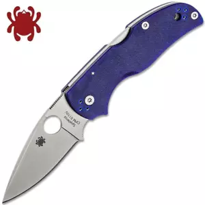 Spyderco Native 5 S110V Satin einfache Klinge verschwommen G10 Griffe C41GPDBL5 - Händler - Bild 1 von 4