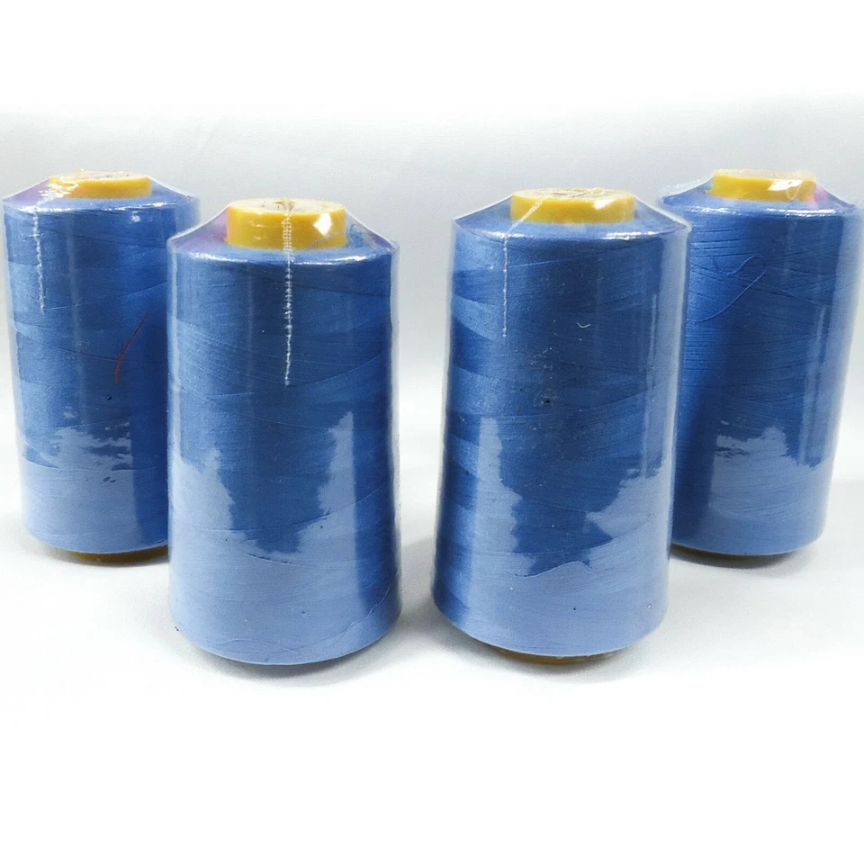 Perial Co 4 Cones of Polyester Threads for Sewing Quilting Serger 26 Colors - Image 1 of 1