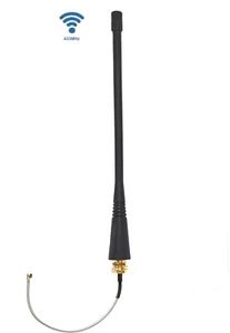 433MHz flexible straight antenna 17cm SMA-J with U.FL Pigtail olength 5~30cm - Picture 1 of 6