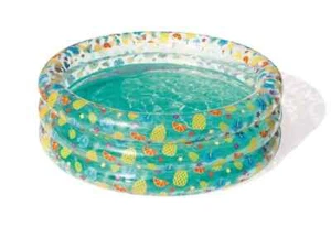 Piscina Gonfiabile Sea Life 3 Anelli 150x53cm Mare Piscina Estate dfh - Foto 1 di 1