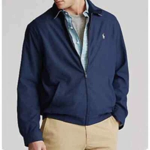 Chaqueta De Colección Polo Ralph Lauren Harrington Bi-Swing Azul Marino - Forro a Cuadros - XXL - Imagen 1 de 8