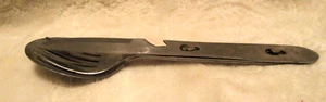 Vintage~Stainless Camping Eating Utensils~1Pre-Owned Set - Picture 1 of 8