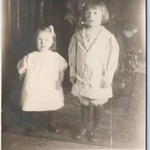 C1910s Sterling Station, NY RPPC Linda Niña Foto Real Niños Postal A123 - Imagen 1 de 4