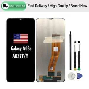 For Samsung Galaxy A03s SM-A037F/M Display LCD Touch Screen Assembly Replacement - Picture 1 of 8