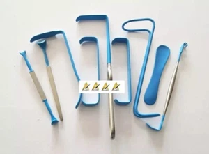 Juego de 6 disectores y elevador de levantamiento facial para levantamiento de cejas, instrumento de cirugía plástica - Imagen 1 de 3