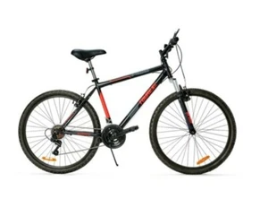 New 66cm Tourex Sports Mountain Bike 18 Speed 66CM - Black&Red - Picture 1 of 1