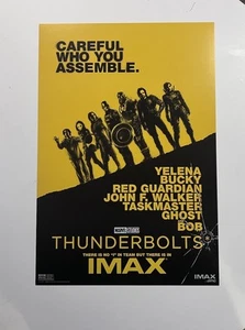Póster de la película Thunderbolts* 19" x 13" AMC IMAX - Imagen 1 de 1