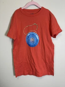 Mini Boden Boys Tee Shirt 9/10 Red Shirt With Yo-yo Graphic - Picture 1 of 4