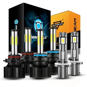 For Chevy Trailblazer 2002-2009 9005 9006 880 LED Headlights High+Low+Fog Combo - Picture 1 of 12