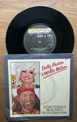 DOLLY PARTON & WILLIE NELSON - EVERYTHING IS BEAUTIFUL - 1982 MONUMENT - Image 1 of 2